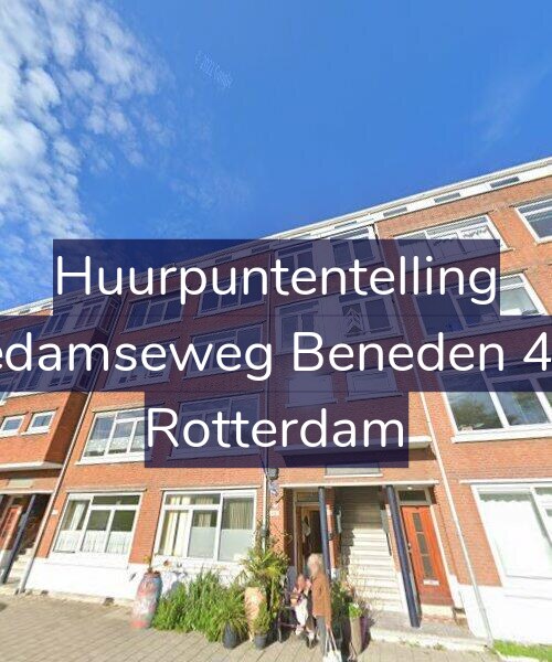 Foto gevel Huurpuntentelling voor Schiedamseweg Beneden 489-B, Rotterdam
