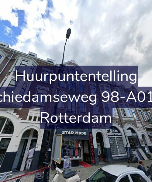 Foto gevel Huurpuntentelling voor Schiedamseweg 98-A01A, Rotterdam