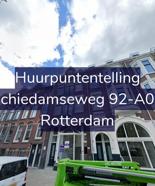 Foto gevel Huurpuntentelling voor Schiedamseweg 92-A03, Rotterdam