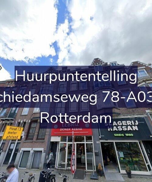 Foto gevel Huurpuntentelling voor Schiedamseweg 78-A03V, Rotterdam