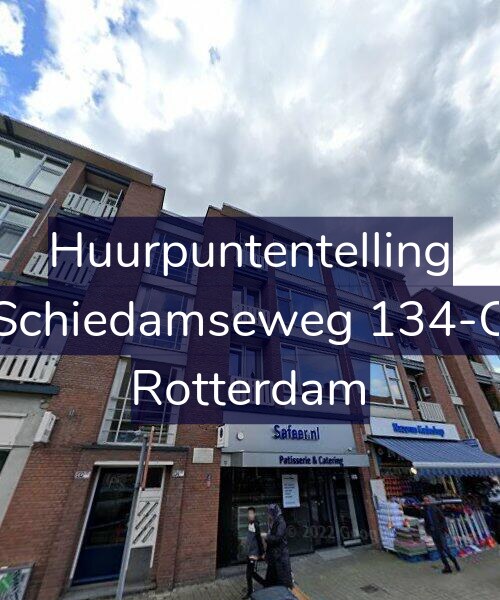 Foto gevel Huurpuntentelling voor Schiedamseweg 134-C, Rotterdam