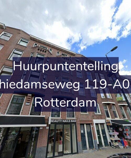Foto gevel Huurpuntentelling voor Schiedamseweg 119-A01V, Rotterdam