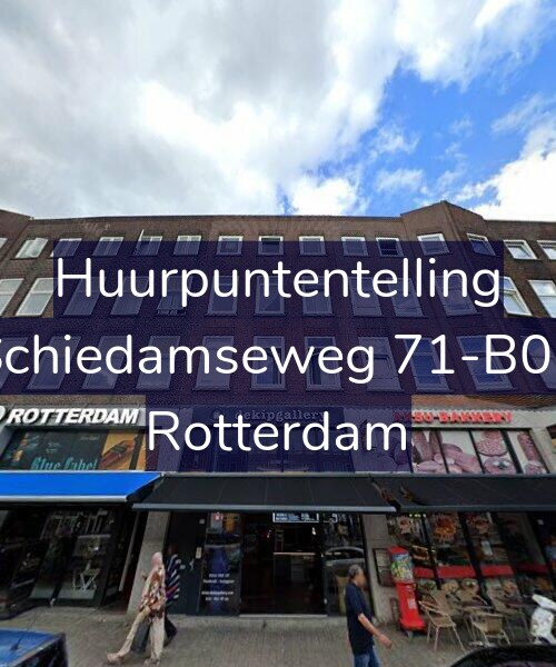 Foto gevel Huurpuntentelling voor Schiedamseweg 71-B02, Rotterdam