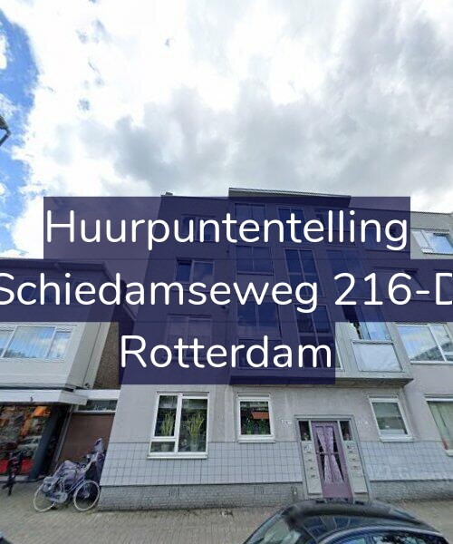 Foto gevel Huurpuntentelling voor Schiedamseweg 216-D, Rotterdam