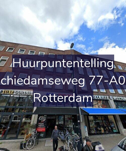 Foto gevel Huurpuntentelling voor Schiedamseweg 77-A03, Rotterdam