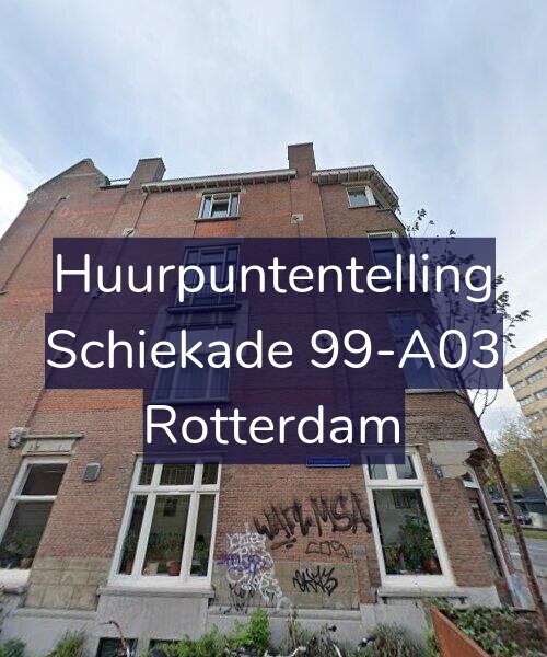 Foto gevel Huurpuntentelling voor Schiekade 99-A03, Rotterdam