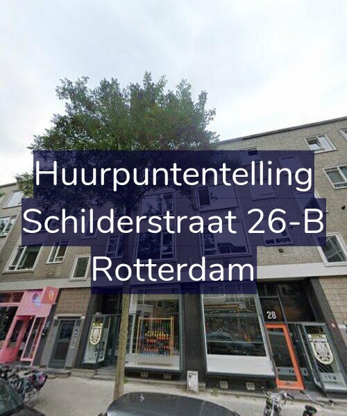 Foto gevel Huurpuntentelling voor Schilderstraat 26-B, Rotterdam