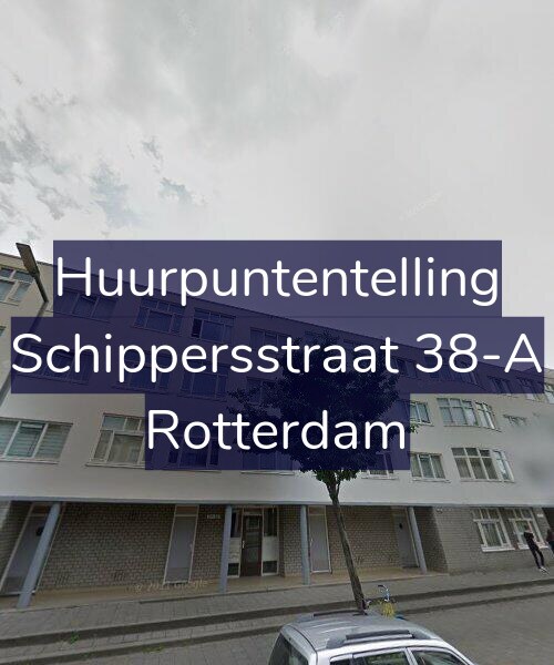 Foto gevel Huurpuntentelling voor Schippersstraat 38-A, Rotterdam