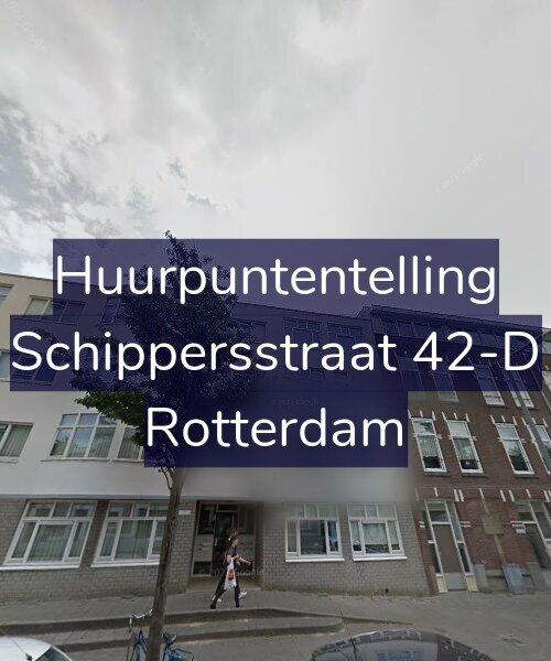 Foto gevel Huurpuntentelling voor Schippersstraat 42-D, Rotterdam