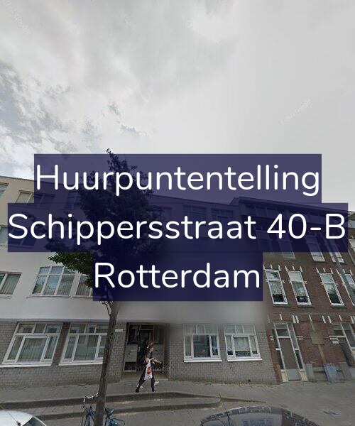 Foto gevel Huurpuntentelling voor Schippersstraat 40-B, Rotterdam