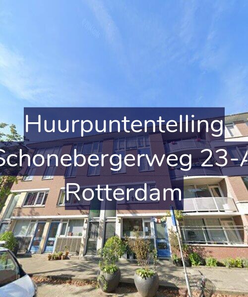 Foto gevel Huurpuntentelling voor Schonebergerweg 23-A, Rotterdam
