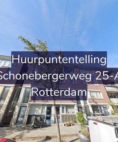 Foto gevel Huurpuntentelling voor Schonebergerweg 25-A, Rotterdam