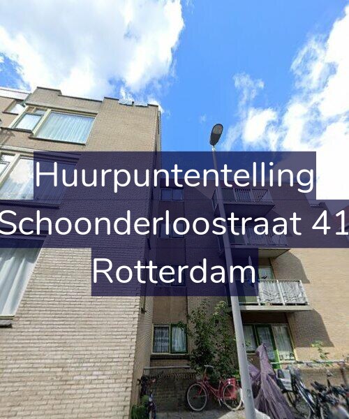 Foto gevel Huurpuntentelling voor Schoonderloostraat 41, Rotterdam