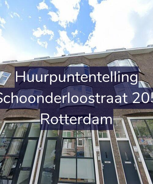 Foto gevel Huurpuntentelling voor Schoonderloostraat 205, Rotterdam