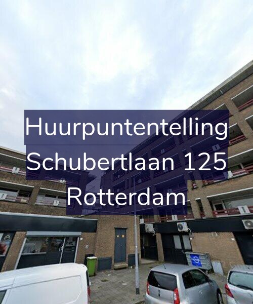 Foto gevel Huurpuntentelling voor Schubertlaan 125, Rotterdam