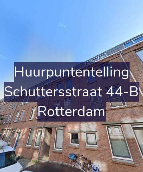 Foto gevel Huurpuntentelling voor Schuttersstraat 44-B, Rotterdam