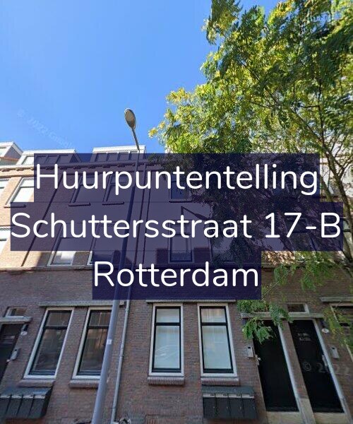 Foto gevel Huurpuntentelling voor Schuttersstraat 17-B, Rotterdam