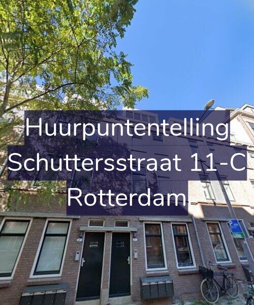 Foto gevel Huurpuntentelling voor Schuttersstraat 11-C, Rotterdam