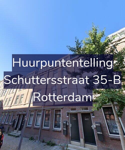 Foto gevel Huurpuntentelling voor Schuttersstraat 35-B, Rotterdam