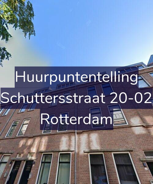 Foto gevel Huurpuntentelling voor Schuttersstraat 20-02, Rotterdam