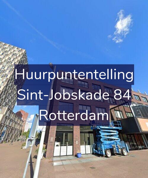 Foto gevel Huurpuntentelling voor Sint-Jobskade 84, Rotterdam