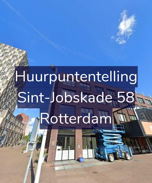 Foto gevel Huurpuntentelling voor Sint-Jobskade 58, Rotterdam