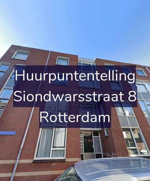 Foto gevel Huurpuntentelling voor Siondwarsstraat 8, Rotterdam