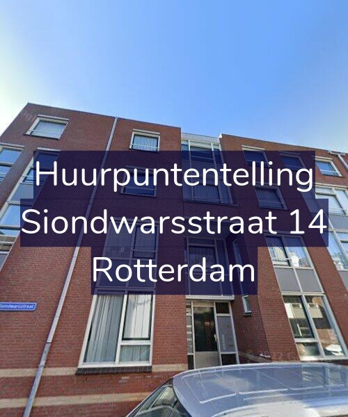Foto gevel Huurpuntentelling voor Siondwarsstraat 14, Rotterdam