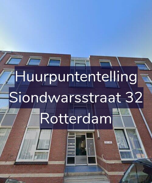 Foto gevel Huurpuntentelling voor Siondwarsstraat 32, Rotterdam