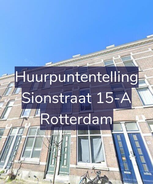 Foto gevel Huurpuntentelling voor Sionstraat 15-A, Rotterdam