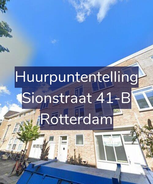 Foto gevel Huurpuntentelling voor Sionstraat 41-B, Rotterdam