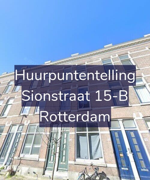 Foto gevel Huurpuntentelling voor Sionstraat 15-B, Rotterdam