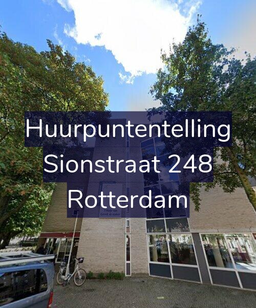 Foto gevel Huurpuntentelling voor Sionstraat 248, Rotterdam