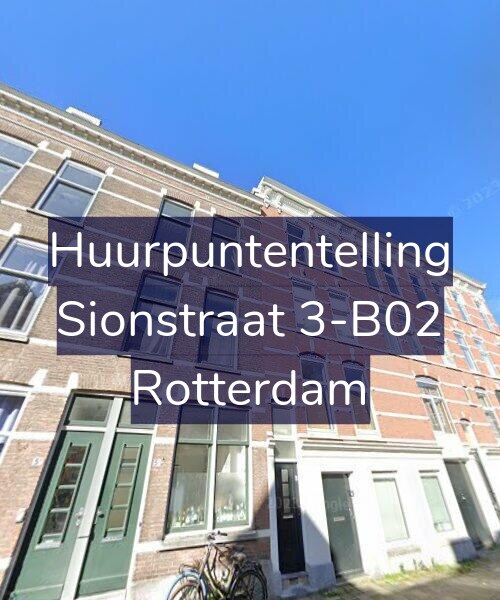 Foto gevel Huurpuntentelling voor Sionstraat 3-B02, Rotterdam