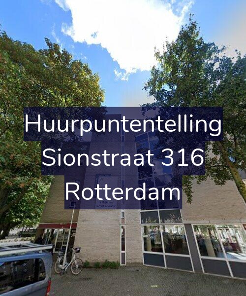Foto gevel Huurpuntentelling voor Sionstraat 316, Rotterdam