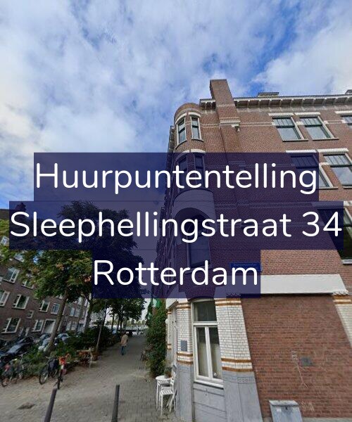 Foto gevel Huurpuntentelling voor Sleephellingstraat 34, Rotterdam