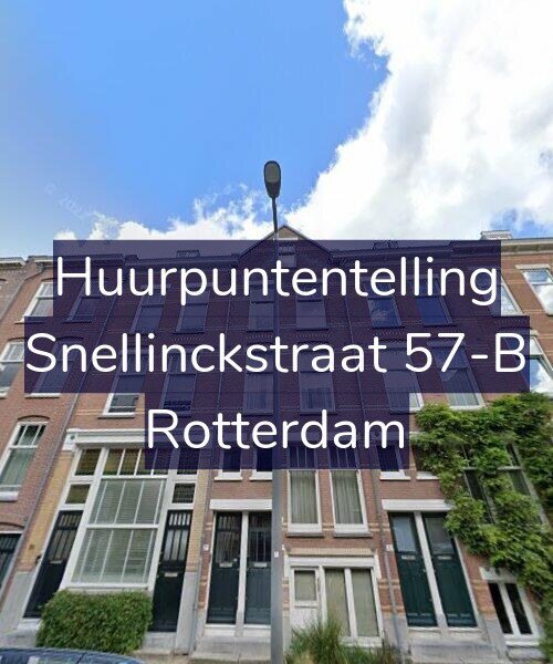 Foto gevel Huurpuntentelling voor Snellinckstraat 57-B, Rotterdam