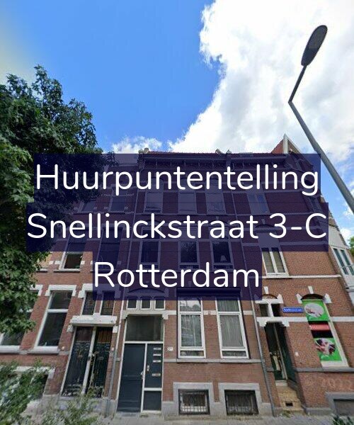 Foto gevel Huurpuntentelling voor Snellinckstraat 3-C, Rotterdam
