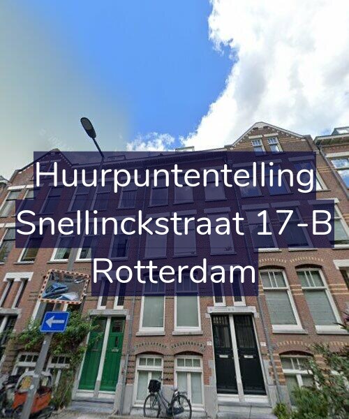 Foto gevel Huurpuntentelling voor Snellinckstraat 17-B, Rotterdam