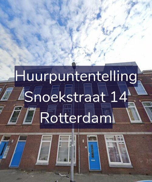 Foto gevel Huurpuntentelling voor Snoekstraat 14, Rotterdam