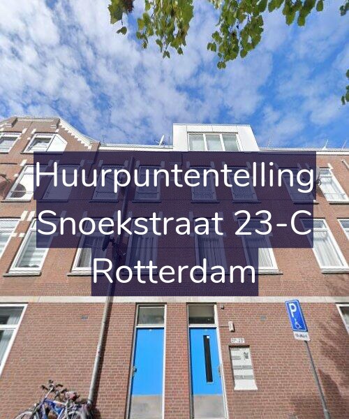 Foto gevel Huurpuntentelling voor Snoekstraat 23-C, Rotterdam