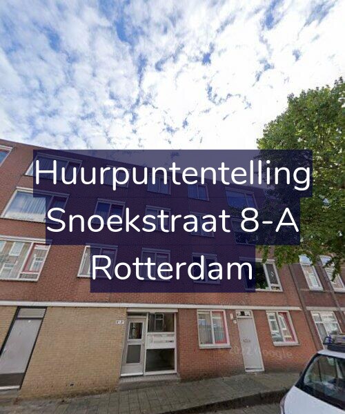 Foto gevel Huurpuntentelling voor Snoekstraat 8-A, Rotterdam