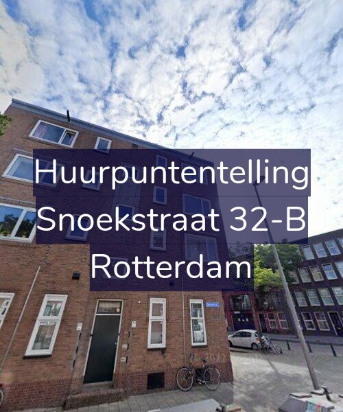 Foto gevel Huurpuntentelling voor Snoekstraat 32-B, Rotterdam