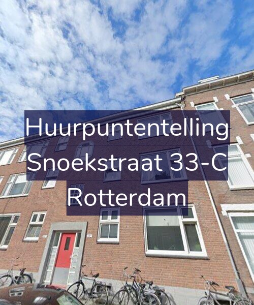 Foto gevel Huurpuntentelling voor Snoekstraat 33-C, Rotterdam