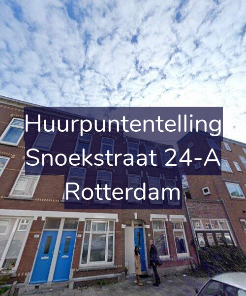 Foto gevel Huurpuntentelling voor Snoekstraat 24-A, Rotterdam