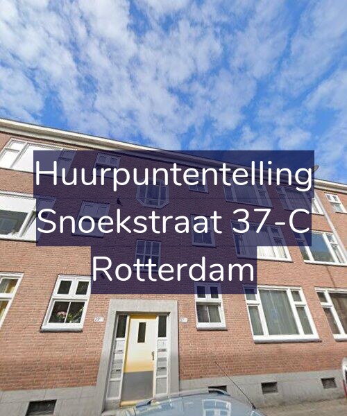 Foto gevel Huurpuntentelling voor Snoekstraat 37-C, Rotterdam