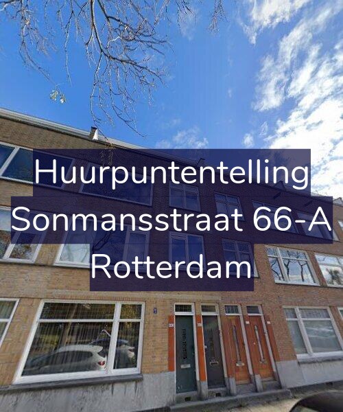 Foto gevel Huurpuntentelling voor Sonmansstraat 66-A, Rotterdam