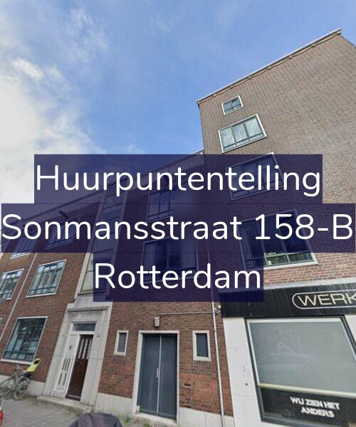 Foto gevel Huurpuntentelling voor Sonmansstraat 158-B, Rotterdam