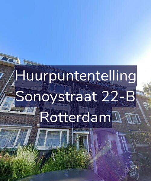 Foto gevel Huurpuntentelling voor Sonoystraat 22-B, Rotterdam