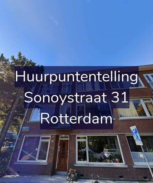 Foto gevel Huurpuntentelling voor Sonoystraat 31, Rotterdam